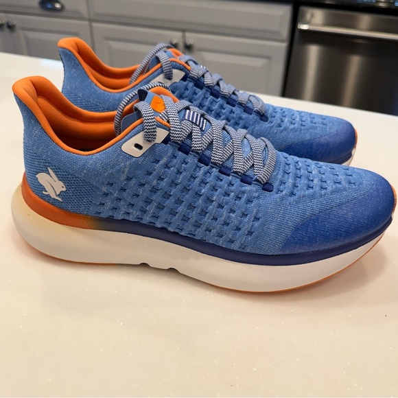 RABBIT Men’s Dream Chaser NYC Running Shoes Blue Orange Accents Sz 10M NIB main image 12